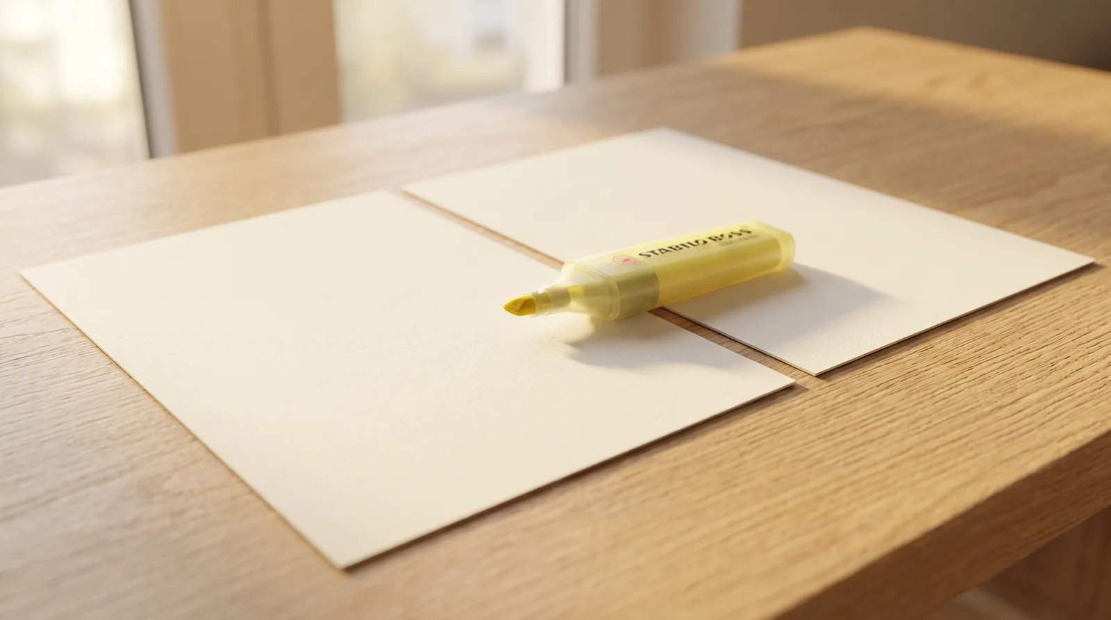 Two itemized dental implant treatment plans laid side by side on a desk with a highlighter marking matching line items